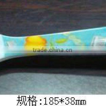 Melamine high quality printing hard plastic spoon