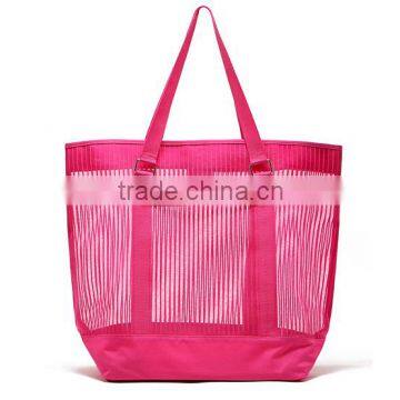 Candy color clear PVC beach tote bag promotional project