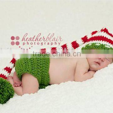Hand Crochet Baby Hats Wholesale Order Christmas Long Tail Cap Processing and Manufacturing photo-3