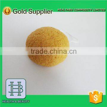 Hot selling for amazon 100% Sponge Material turmeric Facial Sponge