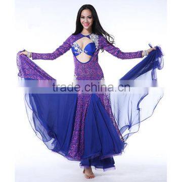 Wuchieal Wholesale Sexy Professional Belly Dance Costume, Top Grade High Quality Sexy Belly Dance Costume Dress