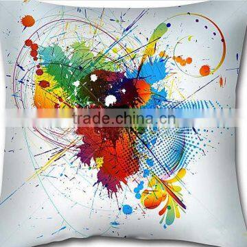 100% Cotton Linen Custom Printed Colorful Design Photo Print Cushion Cover photo-3