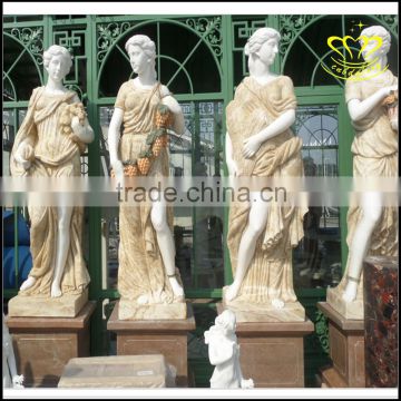 Marble mosaic four seasons goddess sculpture European style western figure sculpture