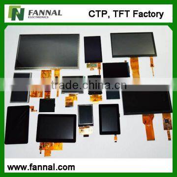 Capacitive type 2.8, 3.5, 4.3, 5.0, 5.7, 7.0, 8.0, 10.1, 10.2, 12.1 inch TFT LCD touch screen