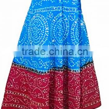 Traditional Tie and dye Jaipur Bandhani skirt Indian skirt