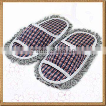 Plaid microfiber slippers (2W-1917)