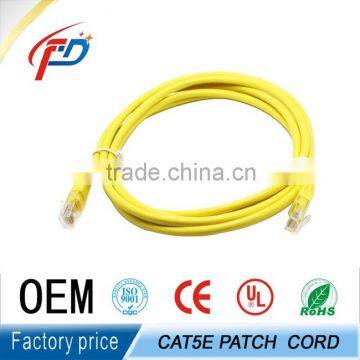 patch cable rj45 f/utp cat5e right angle down-0.5m