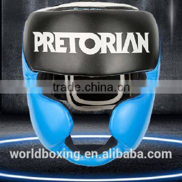 professional boxing headgear PU leather boxing helmet mma sparring headguard