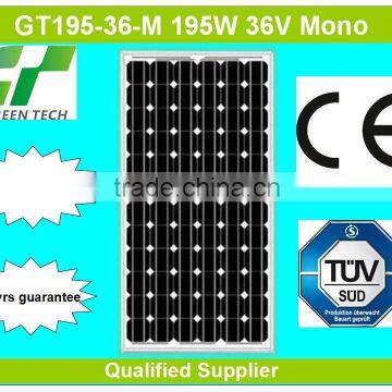 GT195-36-M 195W 36V solar panels stock