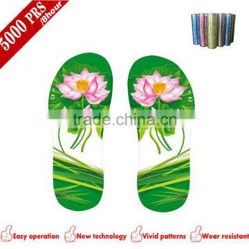 Lotus design slipper 2D transfer film