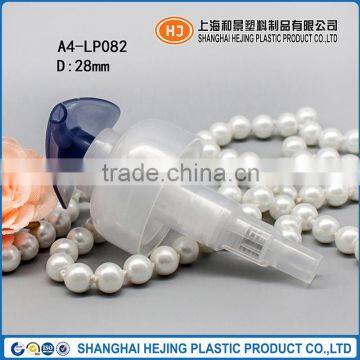 28mm boston round plastic lotion dispenser pump