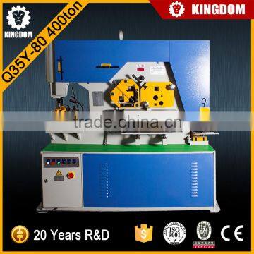 Kingdom Q35Y-80 400 ton diw hydraulic ironworker