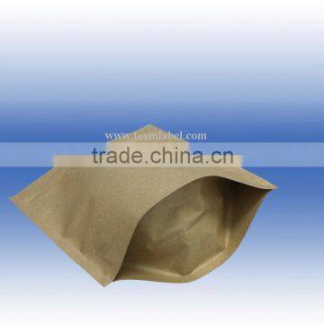 Stand up Kraft coffee bags with zipper(green products)