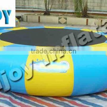 2016 Sunjoy Customized latest inflatable Water Trampoline rental Kids Ausement