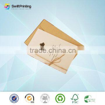 OEM custom kraft medicine envelope with low price and high quality