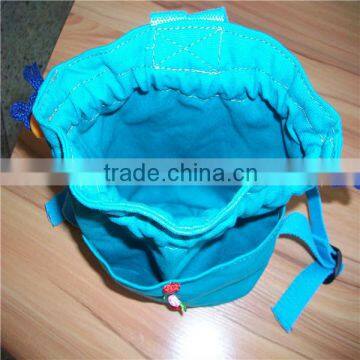 The Most Popular cutomised Branded 210D Polyester drawstring backpack bag