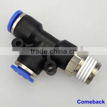 2015 hot selling factory wholesale Quick Pneumatic Connector Plastic Pneumatic Fitting TYPE PST
