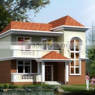 Good insulation light steel structural villa house