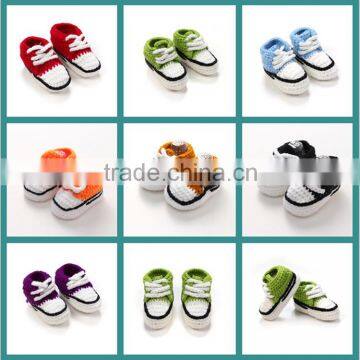 New Design Shoes Crochet Baby Girls Shoes Fancy Crochet Shoes photo-6