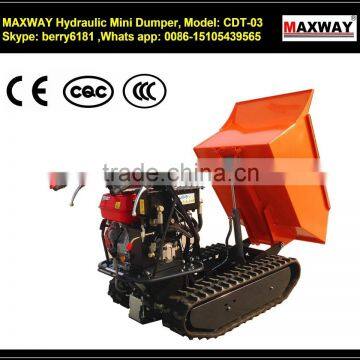 Small Farm Garden Crawler Track Cart , CE / ISO / SGS , Model: CDT03 photo-5