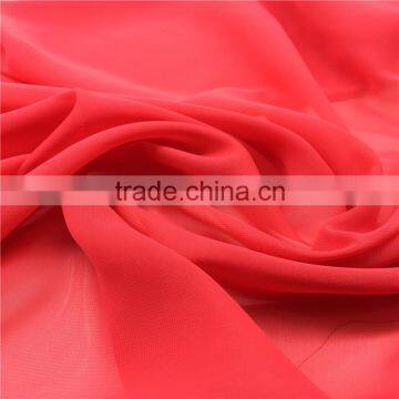 75D Red Chiffon for Ladies' Summer Dresses