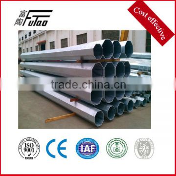 galvanized steel conical camera poles