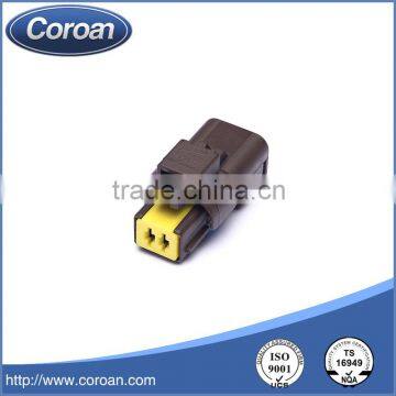 2 pin brown plastic waterproof female connector 211PC022S1049 for automotive application ,electrical equipment