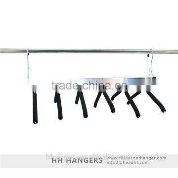 6ps black foamed metal stainless steel shirt clothes hangers collection
