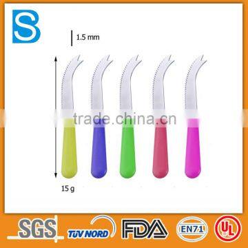 colorful handle wholesale stainless steel cheese spreader