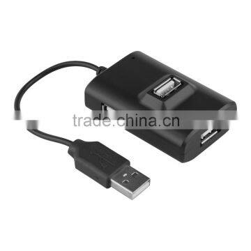 High Speed 480MBPS 4 port usb 2.0 hub for Laptop PC Notebook Cellphone Tablet