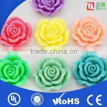 New design handmade resin flower cinvitation embellishments