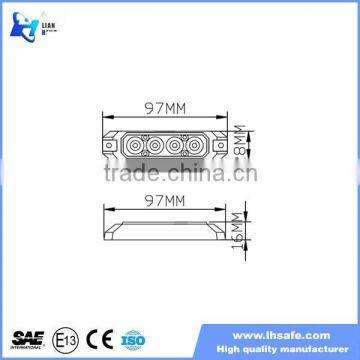Emergency Police LED Dash Warning Light/blue Led Deck/Dash/Visor Light LTDG-J4-1 photo-2