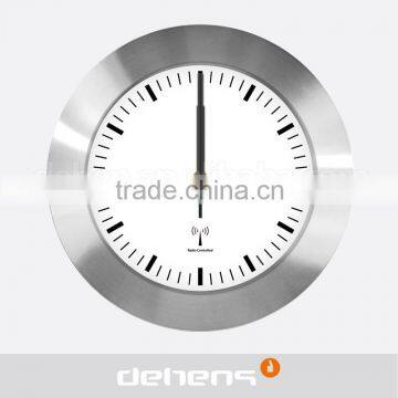 DEHENG modern wall clock home decoration radio controlled