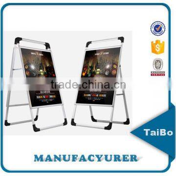 Double side A board poster stand, Advertising Board,aluminum poster stand