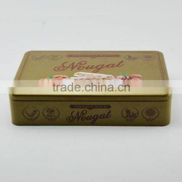 rectangular sandwich cookie&biscuit tin box packaging