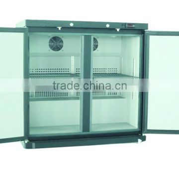 small size 216L commercial refrigerator , upright freezer , half freezer half refrigerator