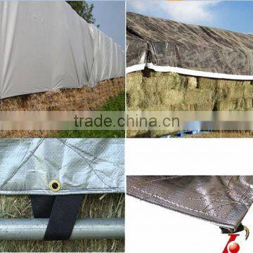 Waterproof PE Tarpaulin, Hay Saver Tarps With Different Colors