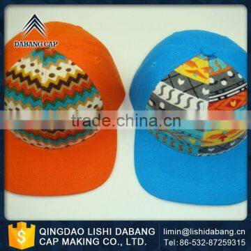 Excellent quality promotional children advertising snapback caps hats