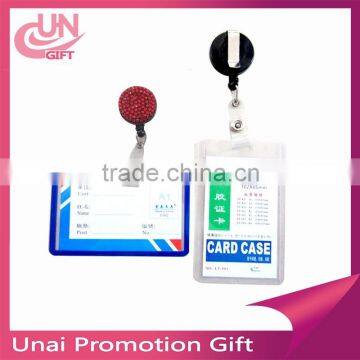 ID Card Holder Reel Retractable Badge Key Tag Clip Name Retractable Badge Key Tag Clip