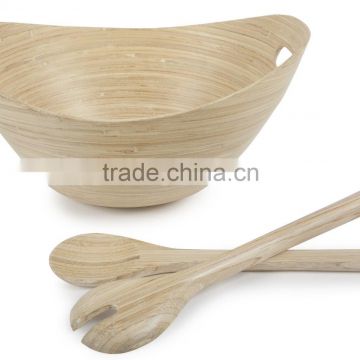 Decorative Fruit Salad Bamboo Bowl