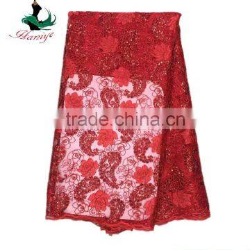 Haniye JLQ20-1/Newest African Net Lace With Sequins High Quality African Tulle Lace Fabric photo-2