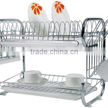 2 layer dish drainer