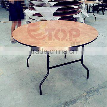 PVC Edging 18mm Plywood Banquet Round Folding Tables