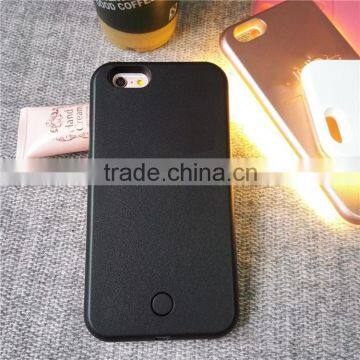 Wholesale best quality led selfie light case for iphone 6 plus case 2016