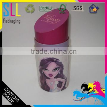 2016 cute tube shaped paperboard lipstick packaging boxes