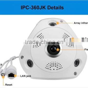 new arrival 3D VR camera IP wifi 360 camera for home security