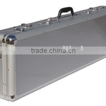 HARD ALUMINUM RIFLE 44" GUN CASE DOUBLE SIDED