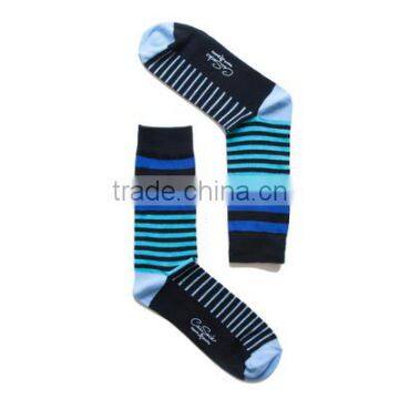 2017 custom stripe mens socks colourful