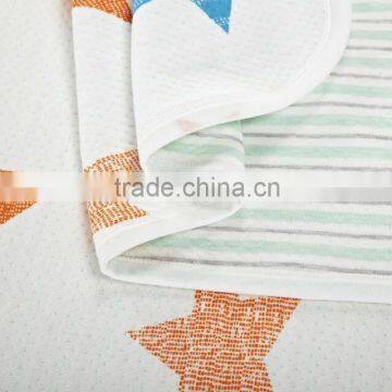 Colorful Stars Style 100% Cotton Blanket/Knitted Summer Quilt photo-4
