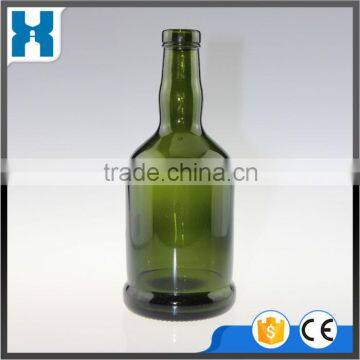 750ML WHOLESALE GREEN GLASS BOTTLE FOR LIQUOR